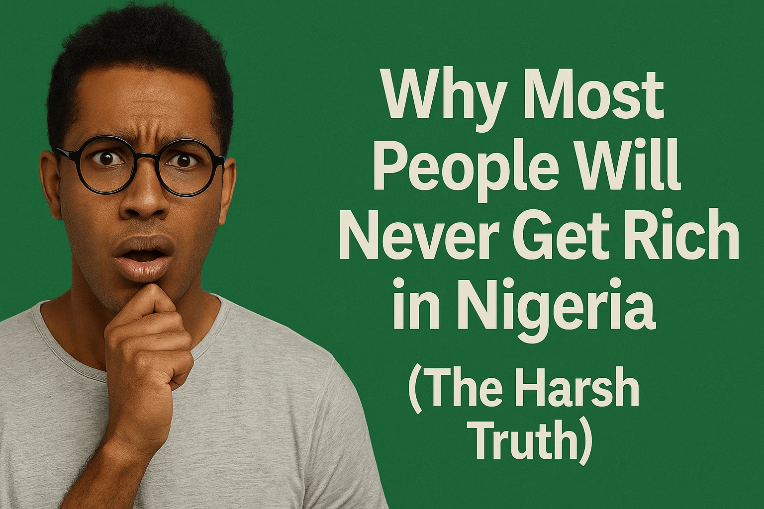 Why Most People Will Never Get Rich in Nigeria (The Harsh Truth)